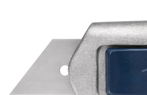 L'insert en plastique du SECUNORM PROFI25 MDP est monté dans le manche en aluminium. Cette assemblage solide prédestine l'outil à des fréquences de coupe élevées et à une très longue durée de vie.
